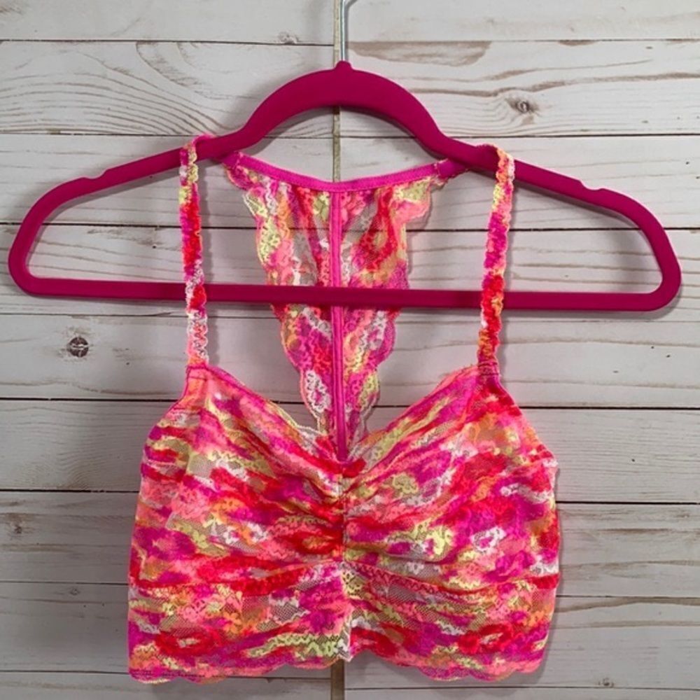Pink Victoria’s Secret Lace Bralette Bra
